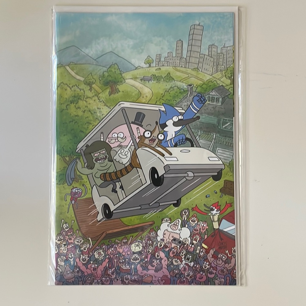 Regular Show #1 Houghton Virgin Variant Kaboom Comics 2013  Cartoon Network